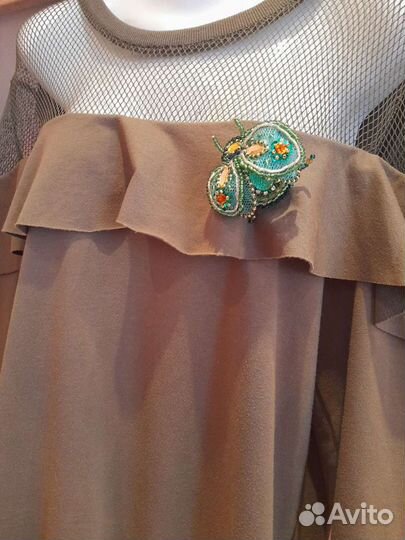 Броши из бисера