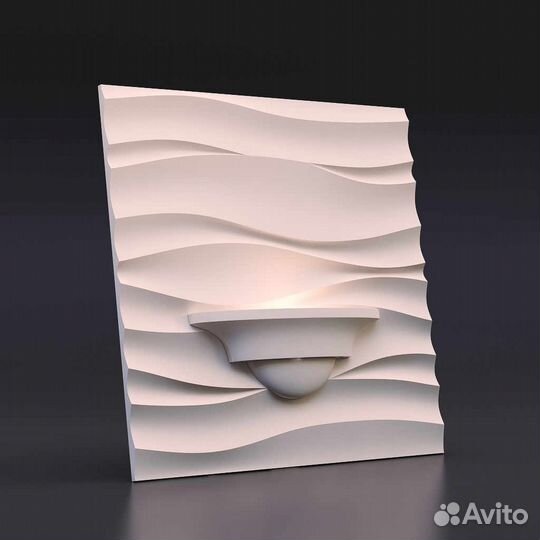 Гипсовая 3D панель 