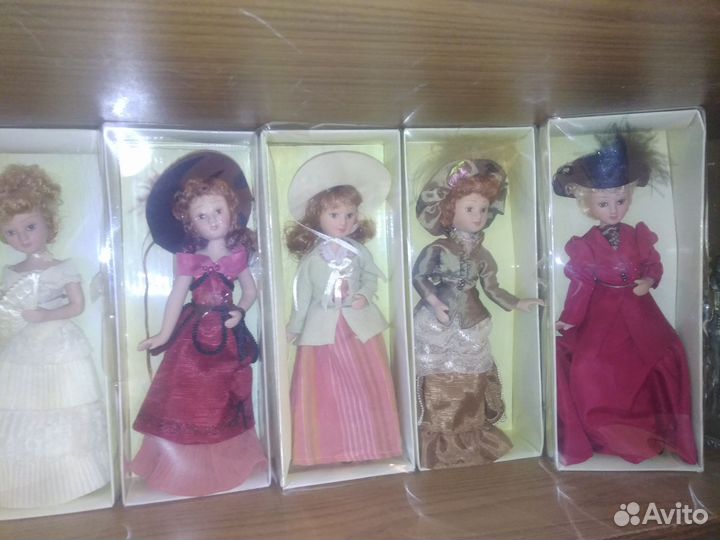 Фарфоровые куклы,Дамы эпохи