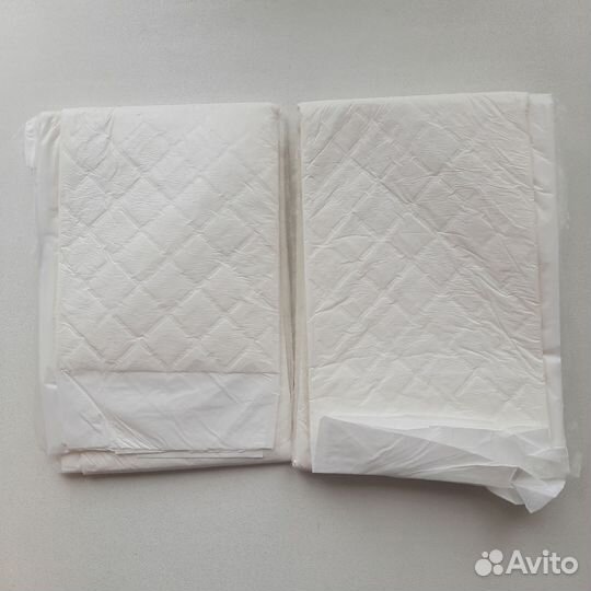 Одноразовые впитывающие пеленки 60х60, 7 шт