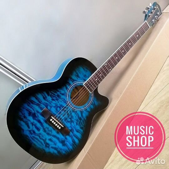 Гитара акустическая новая в коробке