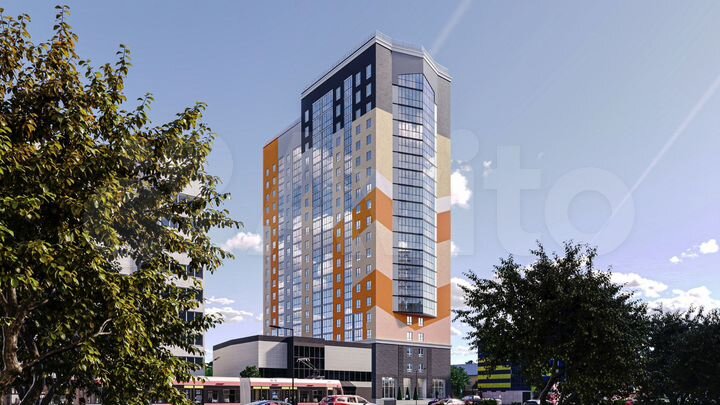 2-к. квартира, 54,5 м², 8/20 эт.