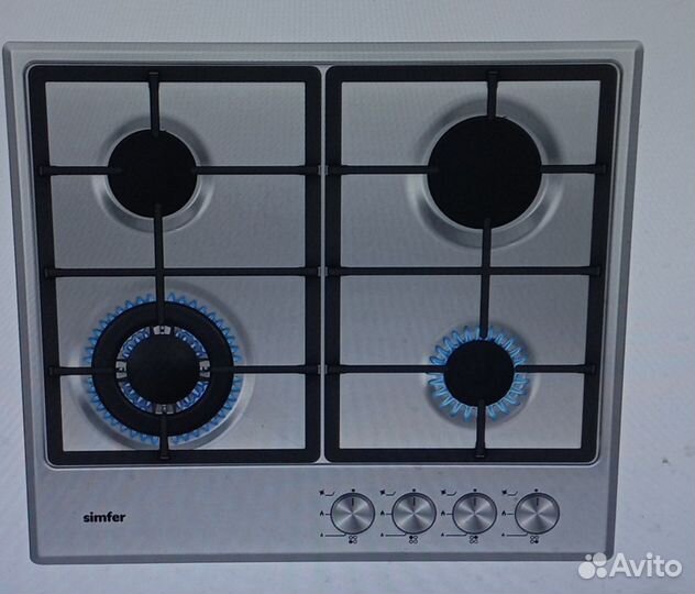 Без двух комфорок Газовая панель SImfer с контроле