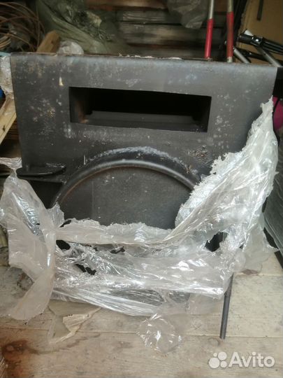 Печь для бани с баком для воды