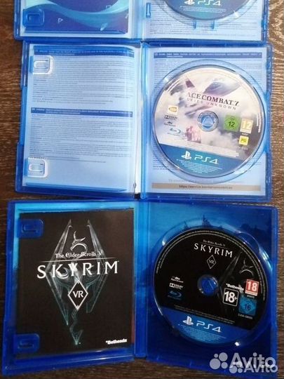 Игры PlayStation 4 VR Skyrim, Ace Combat