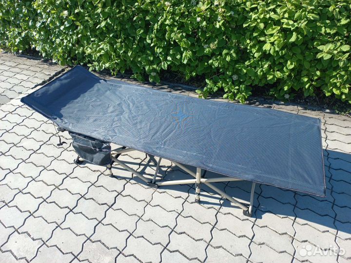 Раскладушка туристическая усиленная. Новая