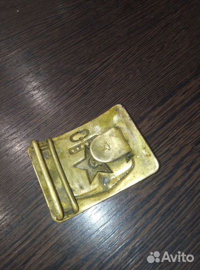 Пряжка для ремня латунь. вмф СССР