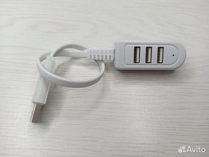 Разветвитель USB-хаб на 3-порта.Новый