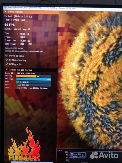 Игровой пк i3 + RX 580 8gb