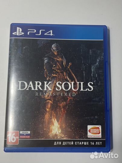 Диск для ps4 Dark Souls Remastered