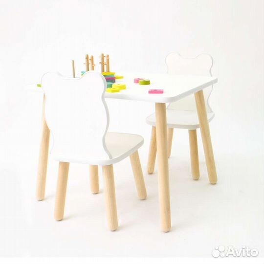 Детский стол и 2 стула новые в Хабаровске