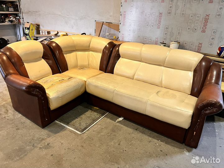 Большой угловой диван бу