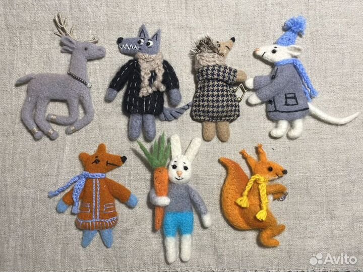 Валяные из шерсти игрушки (на заказ)