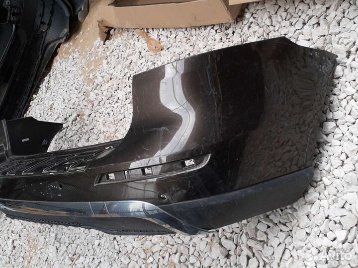 Бампер задний Mercedes Ml W166 2011-2015 с хромом