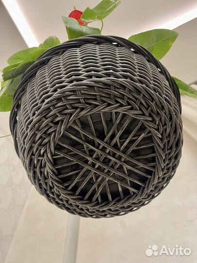 Набор кашпо из ротанга