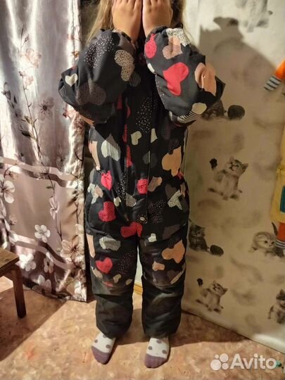 Зимний комбинезон для девочки