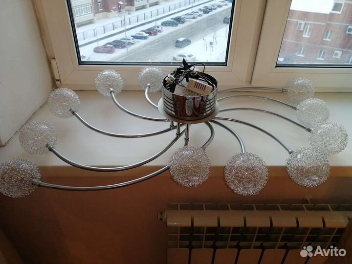 Люстра потолочная бу