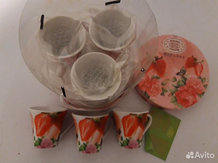 Кофейный сервиз на 6 персон,новый