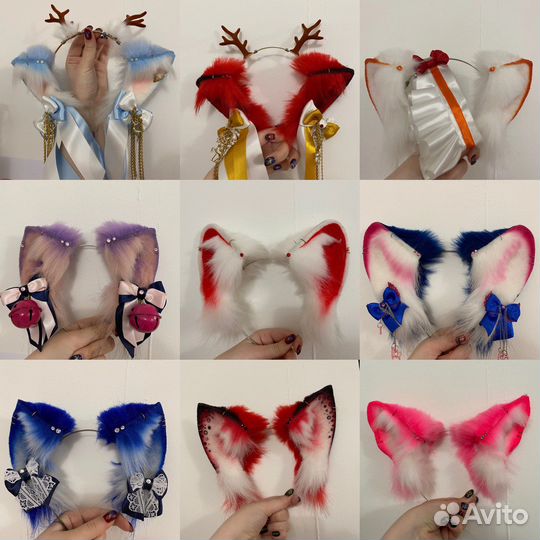 Ушки из искусственного меха