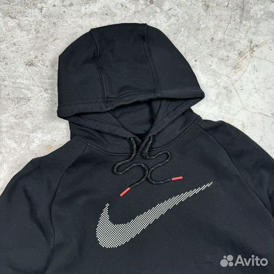 Nike Big Central Logo Reflective Y2K кофта худи