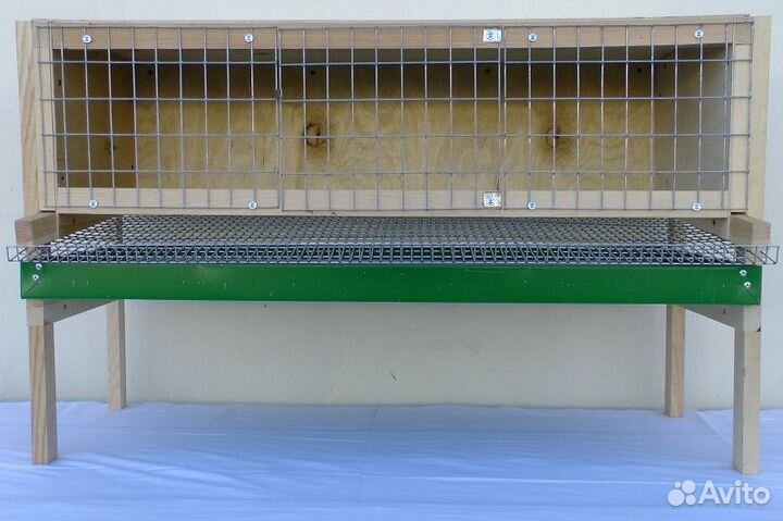 Клетка для перепелов до 40 голов с яйцесборником