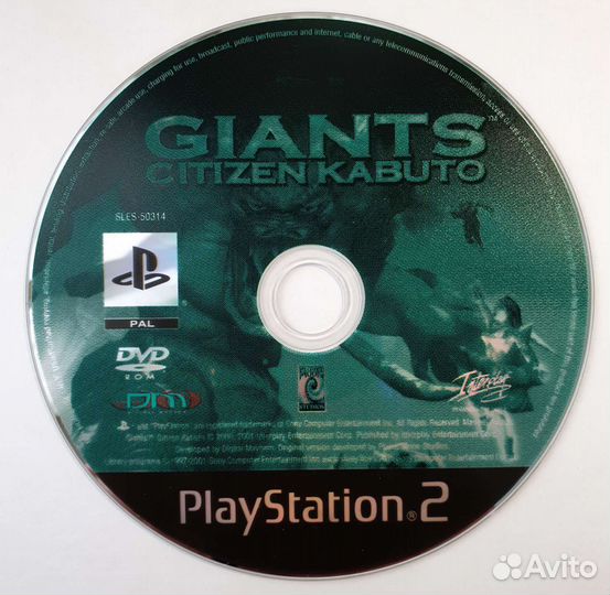 PS2 Giants Citizen Kabuto. Лицензия (PAL)