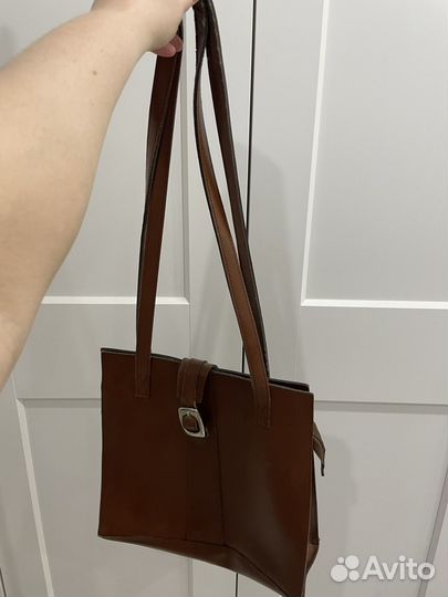 Сумка натуральная кожа италия лак