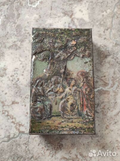 Икона Святая Троица старинная