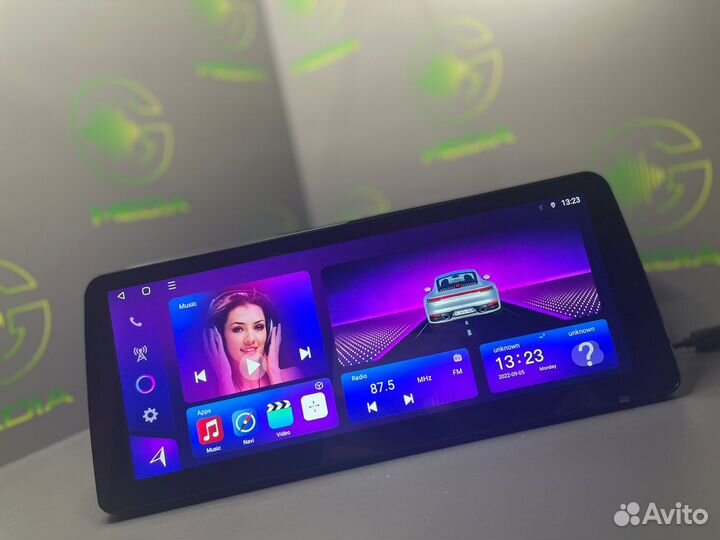 Универсальная магнитола 2 DIN (12.3 дюймов)