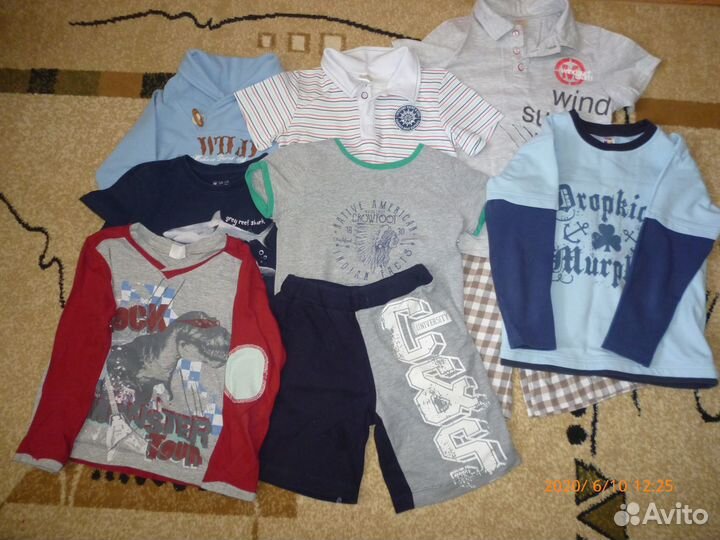 Продам вещи для мальчика пакетом на возраст 5-7лет