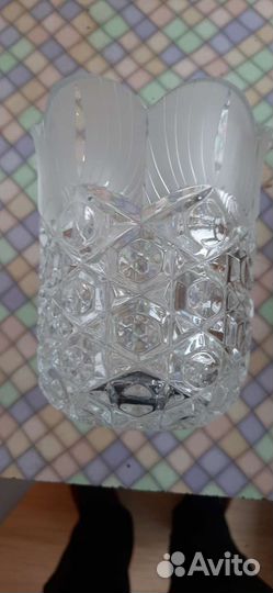 Ваза хрустальная