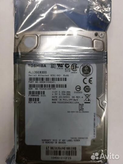 Жесткий диск 300GB AL13SEB300