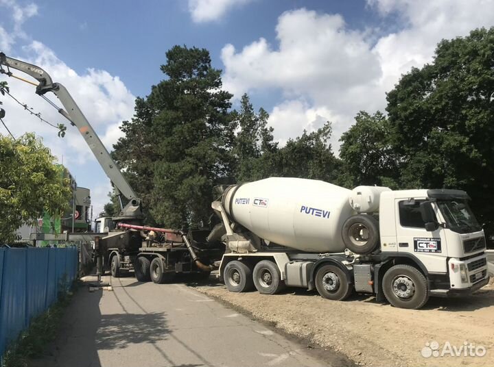 Бетон. Доставка миксером