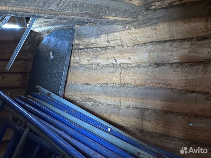 Сруб для бани липа3*3 с крышей и верандой