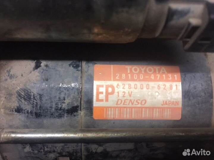 Стартер toyota 1nr