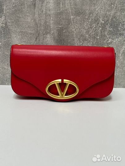 Новая женская сумка Valentino красная