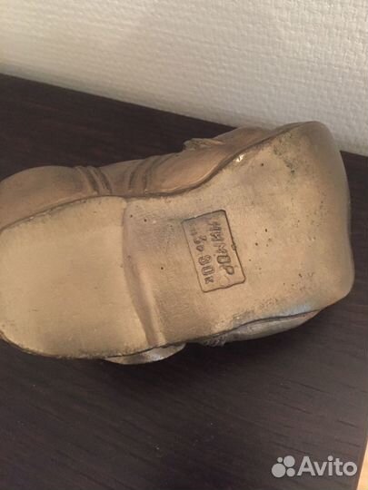 Пепельница башмак бронза СССР