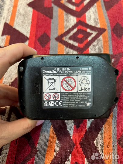 Продам акумулятор makita