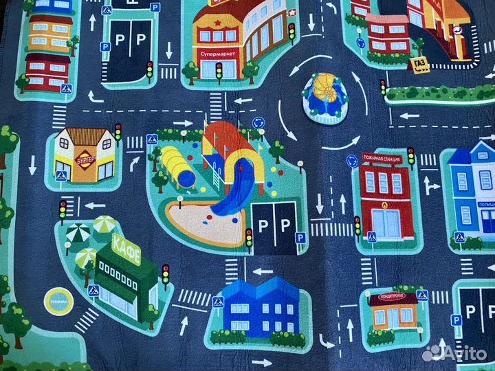 Игровой детский коврик Tocago с лампочками