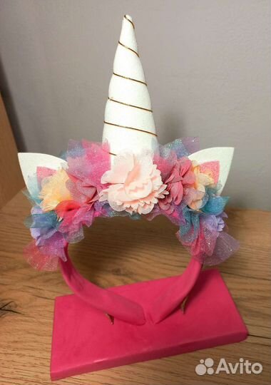 Ободок для волос ручной работы