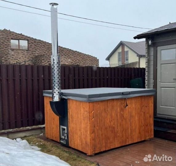 Купель с печкой KUP-7506