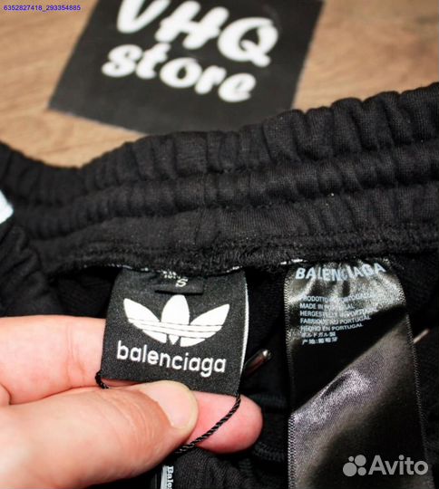 Широкие штаны Balenciaga x adidas (Арт.86807)