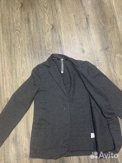 Пиджак трикотажный школьный для мальчика 146