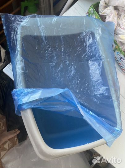 Лоток, совок, наполнитель комкующийся, миска