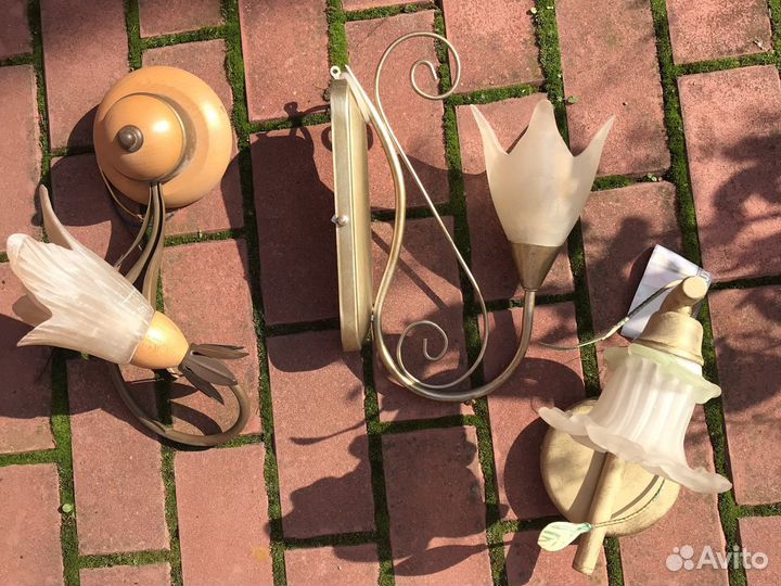 Люстра и бра, плафоны к люстре