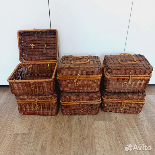 Сундук Нов плетеный чемодан короб Эко