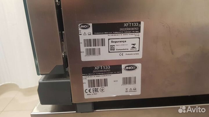 Печь конвекционная unox новая