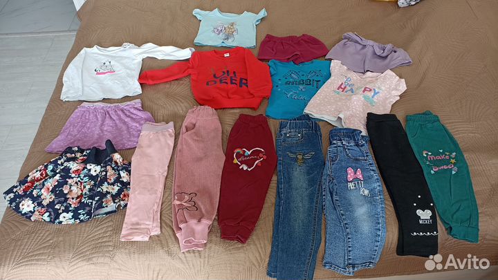 Вещи пакетом, на девочку 3-4 года