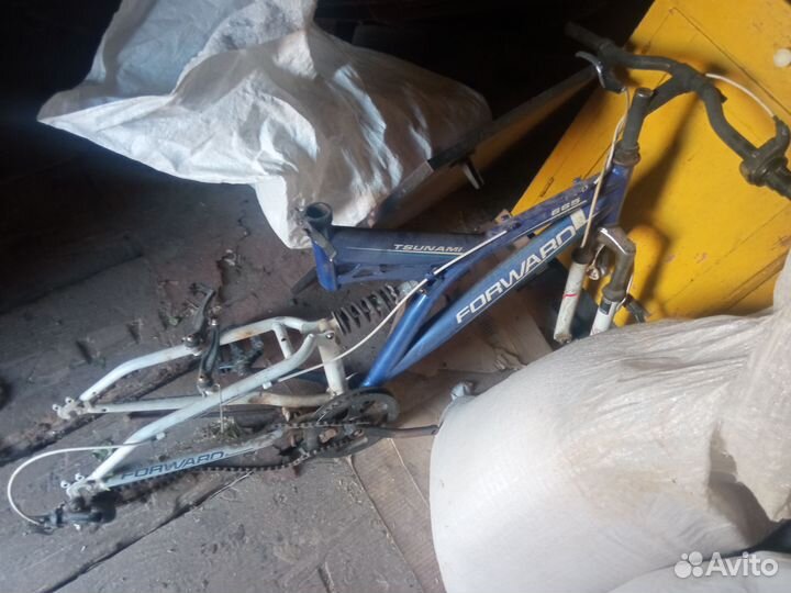 Рама велосипеда двухподвес