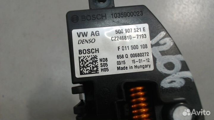 Сопротивление отопителя Skoda Octavia (A7), 2015